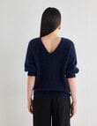 State of play Antoine Luxe Knitwear Sweater, Midnight product photo View 07 S