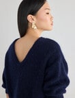 State of play Antoine Luxe Knitwear Sweater, Midnight product photo View 08 S