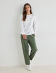 Zest Organic Cotton Embroidered Long Sleeve Tee, Paisley product photo View 03 S