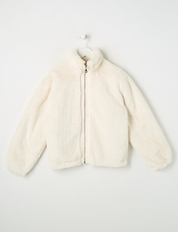 Switch Faux Fur Jacket, Natural product photo