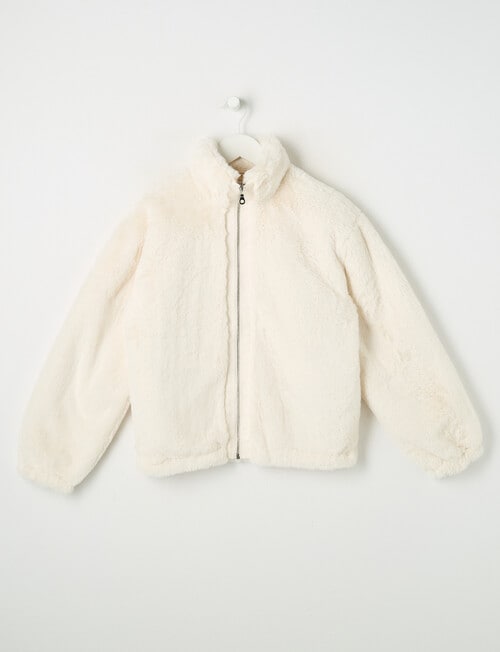 Switch Faux Fur Jacket, Natural product photo