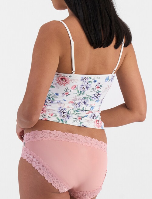 Jockey Woman Parisienne Micro Bikini Brief, Spanish Rose product photo View 03 L