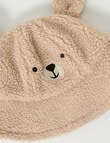 Teeny Weeny Sherpa Teddy Bucket Hat, Sunbaked product photo View 02 S