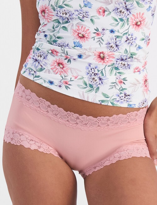 Jockey Woman Parisienne Micro Boyleg Brief, Spanish Rose product photo