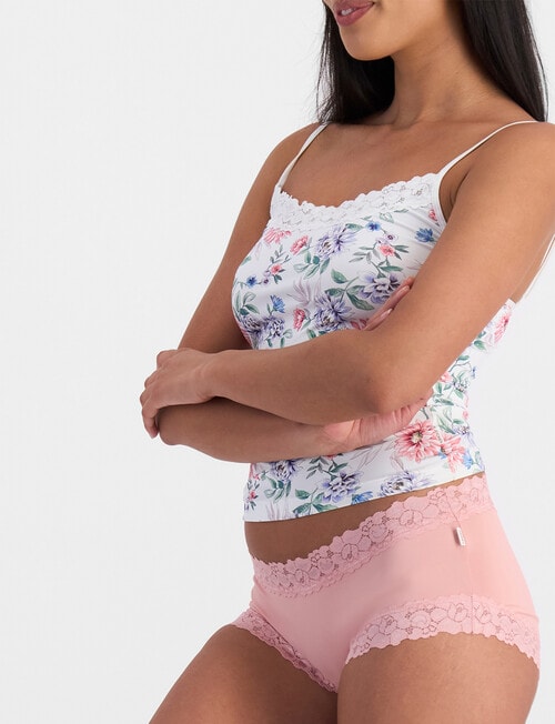 Jockey Woman Parisienne Micro Boyleg Brief, Spanish Rose product photo View 02 L