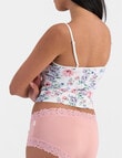 Jockey Woman Parisienne Micro Boyleg Brief, Spanish Rose product photo View 03 S