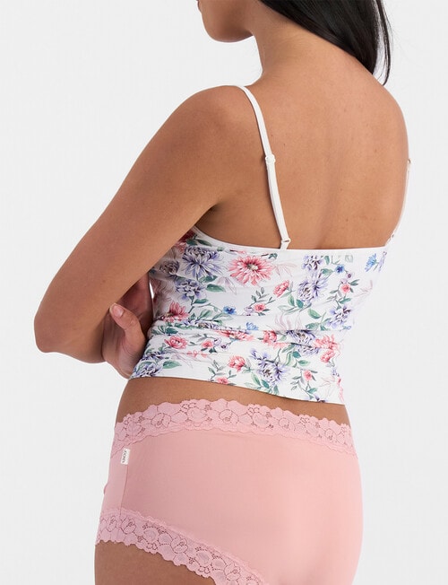 Jockey Woman Parisienne Micro Boyleg Brief, Spanish Rose product photo View 03 L