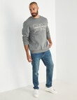 Gasoline Motor Crew Sweat, Khaki product photo View 03 S