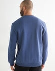 Gasoline Pegasus Crew Neck Sweat, Slate Blue product photo View 02 S