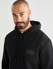Gasoline Motor Hoody Sweat, Black product photo View 04 S