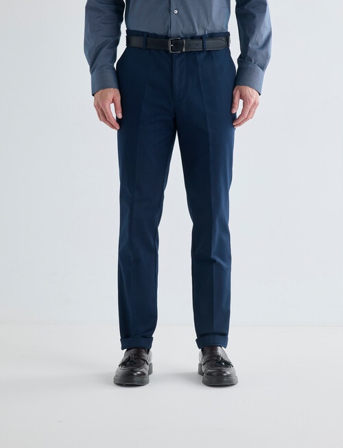 Laidlaw + Leeds Cotton Stretch Chino, Navy product photo
