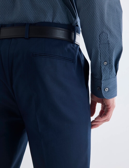 Laidlaw + Leeds Cotton Stretch Chino, Navy product photo View 06 L