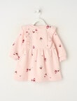 Teeny Weeny Swan Song Play Fleece Fairy Dress, Pink product photo View 02 S