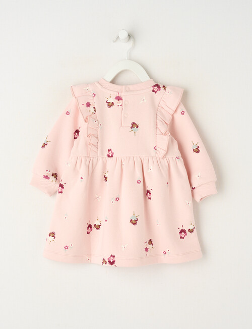 Teeny Weeny Swan Song Play Fleece Fairy Dress, Pink product photo View 02 L