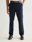 Laidlaw + Leeds Cotton Stretch Chino Pant, Navy product photo