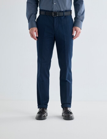 Laidlaw + Leeds Cotton Stretch Chino, Navy product photo