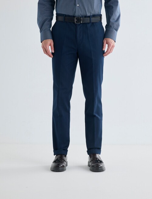 Laidlaw + Leeds Cotton Stretch Chino, Navy product photo