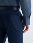 Laidlaw + Leeds Cotton Stretch Chino, Navy product photo View 06 S