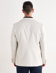 Laidlaw + Leeds Cotton Stretch Blazer, Stone product photo View 02 S