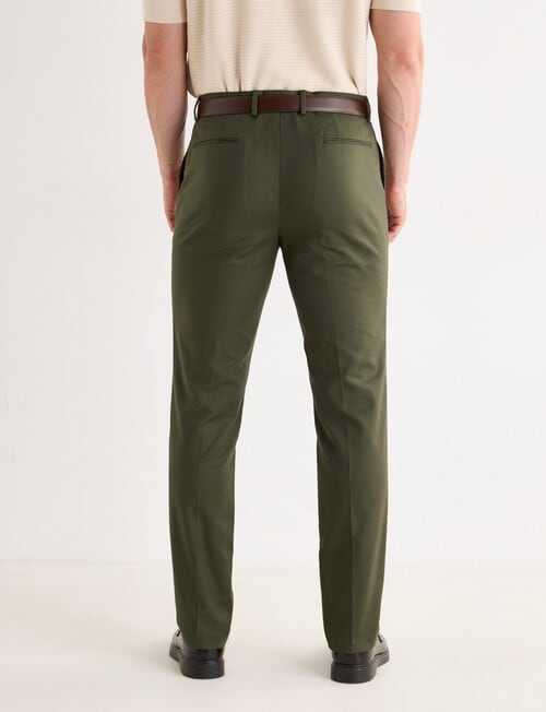 Laidlaw + Leeds Cotton Stretch Chino Pant, Khaki product photo View 02 L