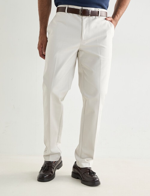 Laidlaw + Leeds Cotton Stretch Chino Pant, Stone product photo
