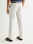Laidlaw + Leeds Cotton Stretch Chino Pant, Stone product photo View 02 S