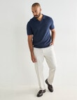 Laidlaw + Leeds Cotton Stretch Chino Pant, Stone product photo View 03 S