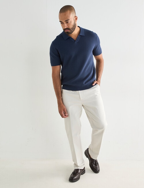 Laidlaw + Leeds Cotton Stretch Chino Pant, Stone product photo View 03 L