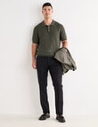 Laidlaw + Leeds Cotton Stretch Chino Pant, Black product photo