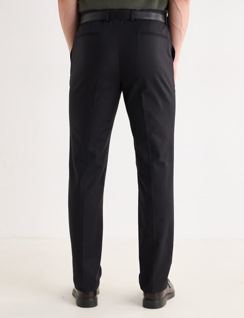 Laidlaw + Leeds Cotton Stretch Chino Pant, Black product photo View 03 L