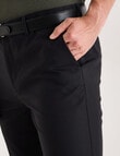Laidlaw + Leeds Cotton Stretch Chino Pant, Black product photo View 04 S