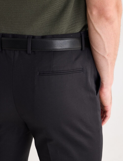 Laidlaw + Leeds Cotton Stretch Chino Pant, Black product photo View 05 L