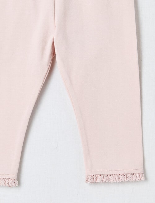 Teeny Weeny Swan Song Play Legging, Pink product photo View 02 L