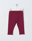 Teeny Weeny Swan Song Play Legging, Cherry product photo
