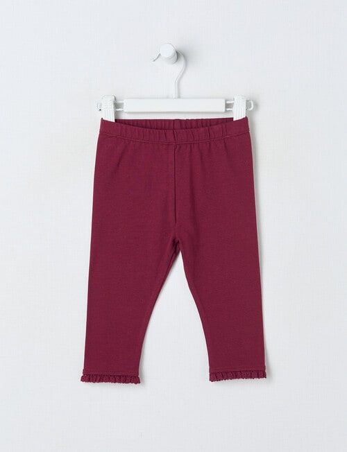 Teeny Weeny Swan Song Play Legging, Cherry product photo