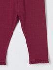 Teeny Weeny Swan Song Play Legging, Cherry product photo View 02 S