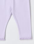 Teeny Weeny Swan Song Play Legging, Lilac product photo View 02 S