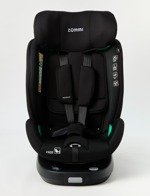 Zummi Paramount 360&deg; Car Seat, Black product photo View 10 L