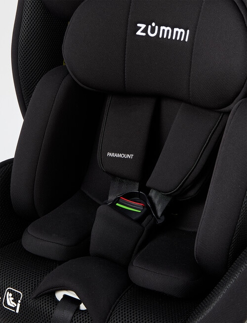 Zummi Paramount 360&deg; Car Seat, Black product photo View 12 L