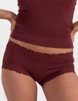 Jockey Woman Parisienne Micro Boyleg Brief, Rich Cherry product photo