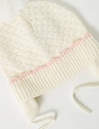 Teeny Weeny Knit Pompom Beanie, Vanilla product photo View 02 S
