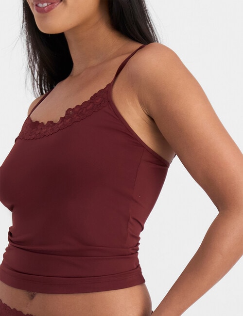 Jockey Woman Parisienne Micro Cami, Rich Cherry product photo View 02 L