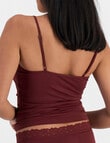 Jockey Woman Parisienne Micro Cami, Rich Cherry product photo View 03 S