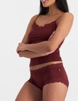 Jockey Woman Parisienne Micro Boyleg Brief, Rich Cherry product photo View 02 S