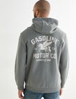 Gasoline Pegasus Hoody Sweat, Khaki product photo View 02 S