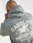Gasoline Pegasus Hoody Sweat, Khaki product photo View 08 S
