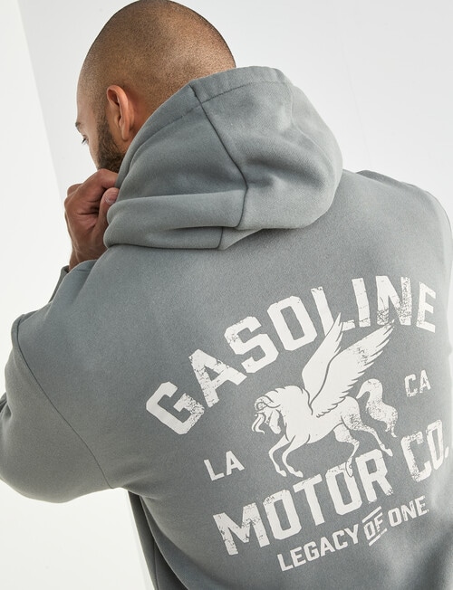 Gasoline Pegasus Hoody Sweat, Khaki product photo View 08 L