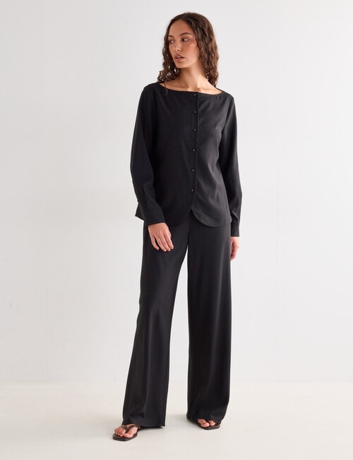 Mineral Quinn Bias Pant, Black product photo View 03 L