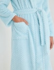 Whistle Sleep Basket Weave Robe, Aqua product photo View 05 S