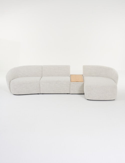 Marcello&Co Callie Fabric Modular Armless Chair product photo View 08 L